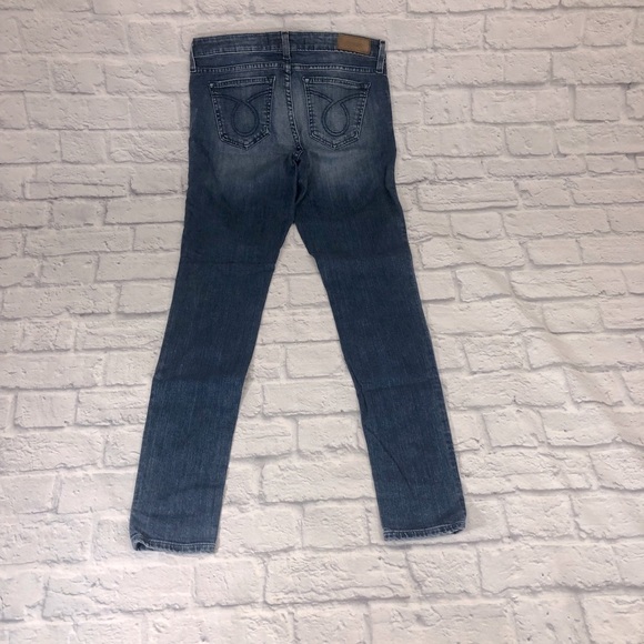 Big Star Liv Skinny Jeans Stretchy Medium wash denim Size 28R - Picture 2 of 11